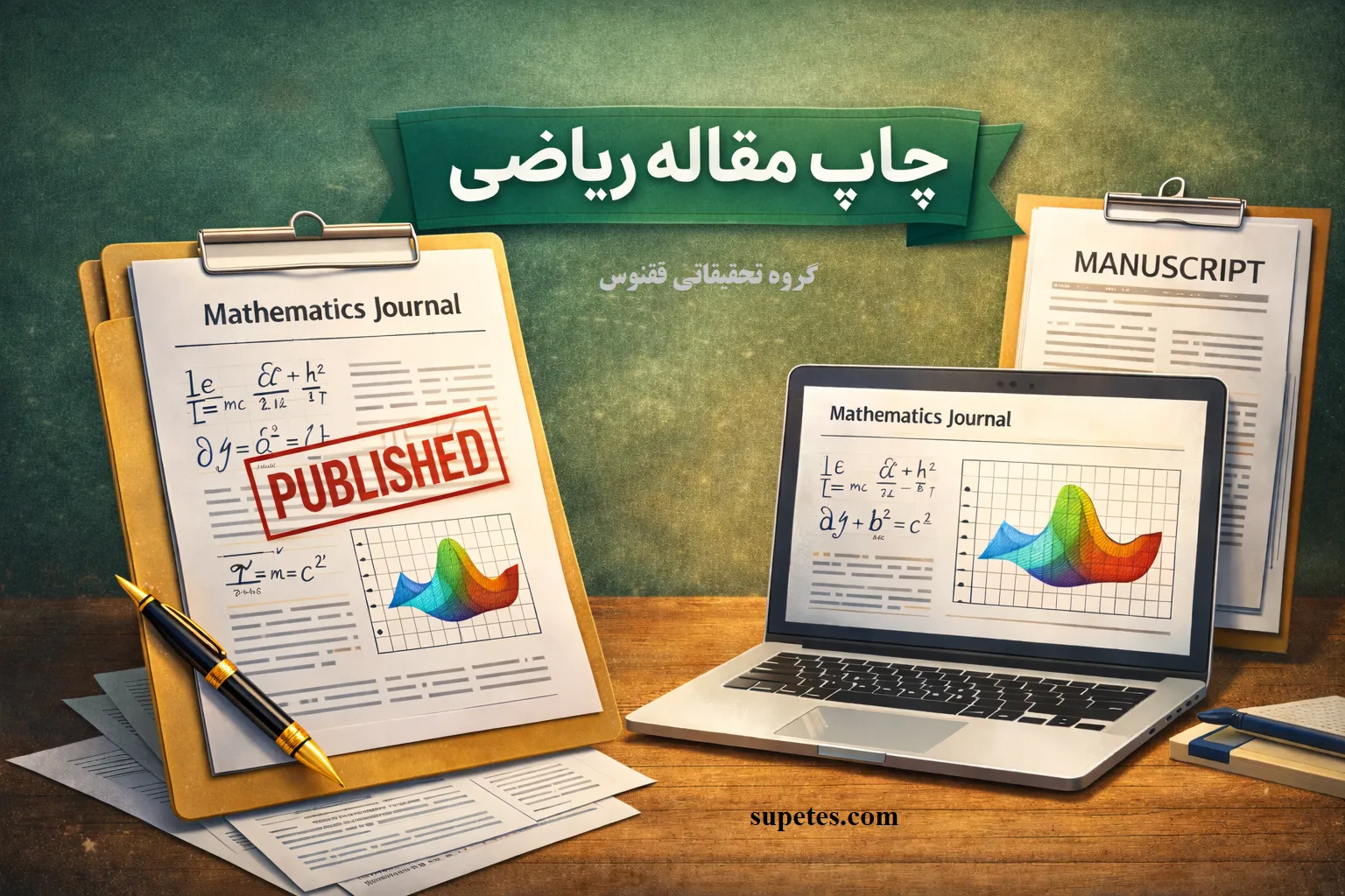 چاپ مقاله ریاضی